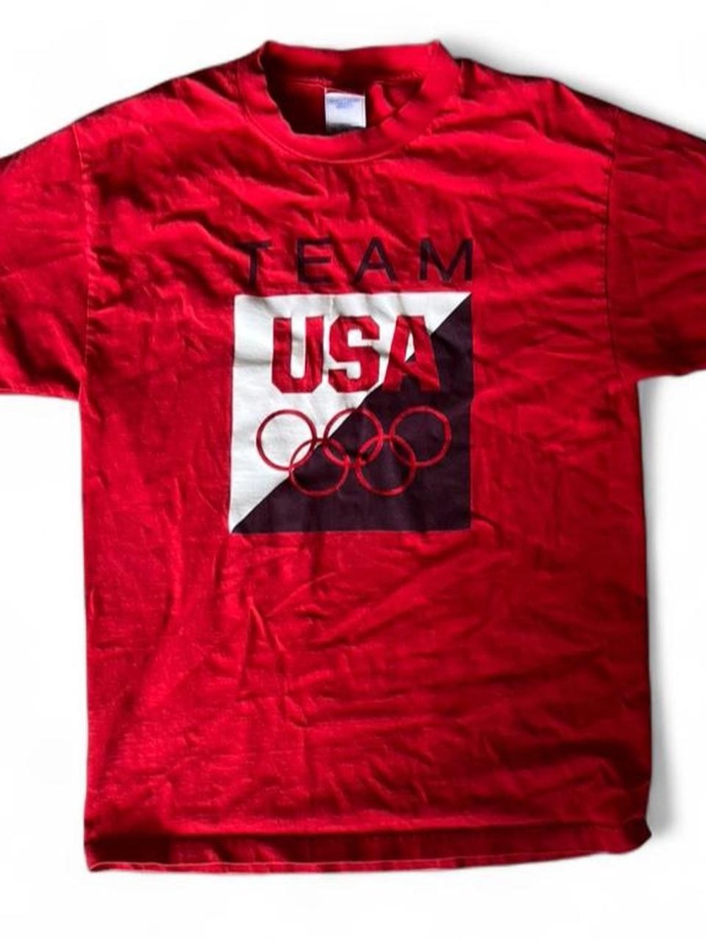 Team USA Red vintage 90s Graphic Tee - Men
